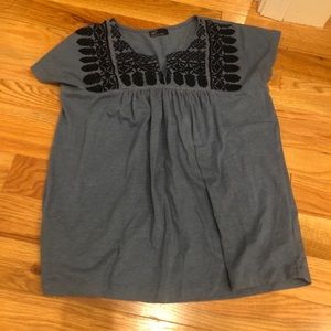 Embroidered Gap Tee